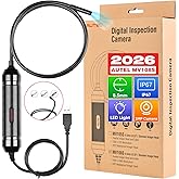 Autel MaxiVideo MV108S Borescope Inspection Camera, 2025 Upgrade of MV108/ MV105 Endoscope, 8.5mm Waterproof Image Head, 2MP 