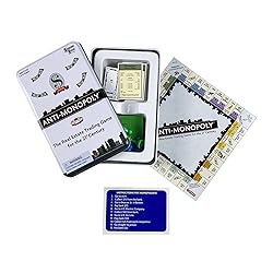 Anti-Monopoly Game Tin Travel by University Games