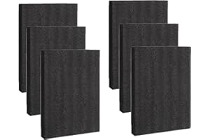 EYSOLD Black Customizable Polyethylene Foam Sheets, 6PACK 12 x 16 x 0.5INCH Thick Padding for Cases, Tool Foam Sheet for Packaging and Crafts