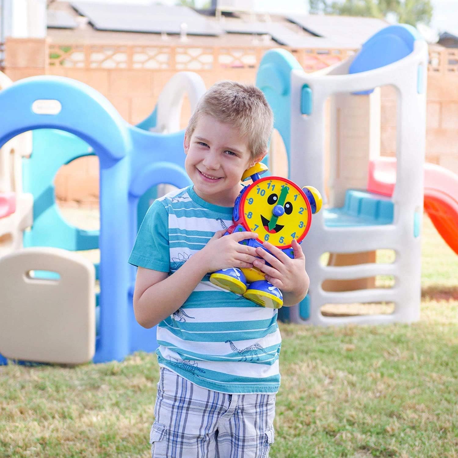 Amazon Com The Learning Journey Telly The Teaching Time Clock Electronic Analog Digital Time Telling Aid With Two Quiz Modes Night Light Telling Time Teaching Clock Award Winning