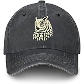 Athjunss Embroidered Baseball Cap for Men Women | Adjustable Washed Denim Baseball Hat