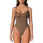 herslims Shapewear Tummy Control Bodysuit Thong or Brief: Sculpting Shaper Tank Top Bodysuits & Snatched Waist Body Suit