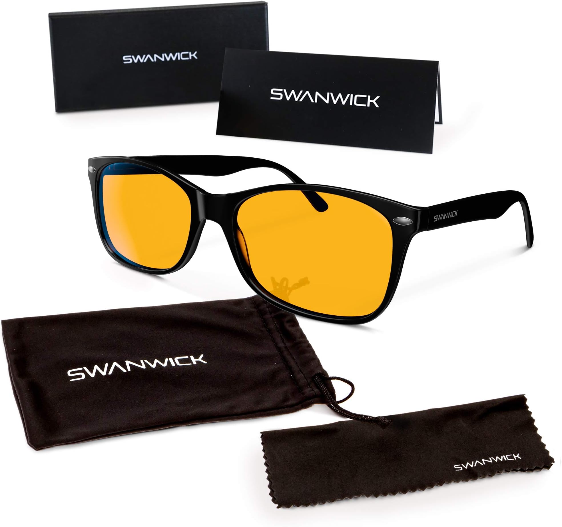 Night Swannies Readers (Black) +1.50 Regular