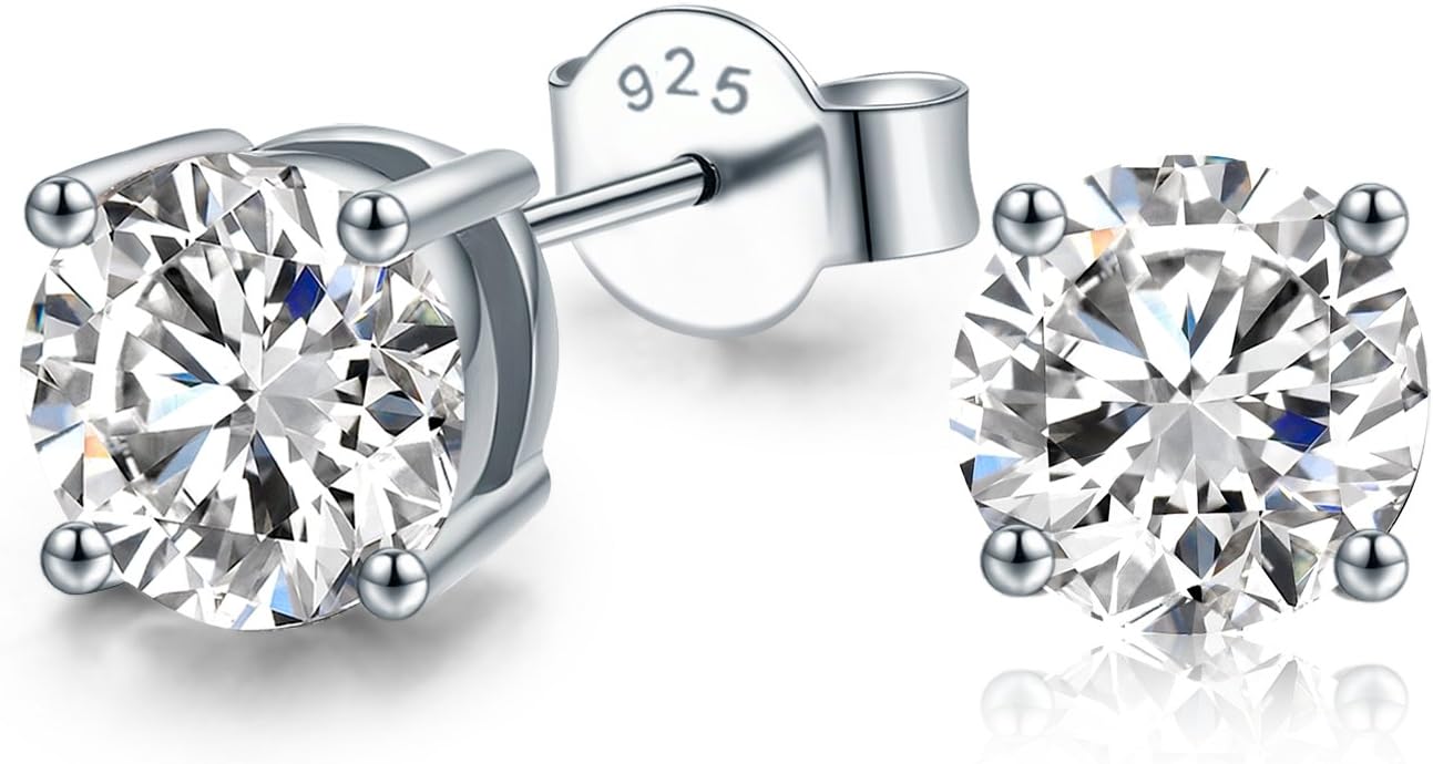 IRIS GEMMA 925 Sterling Silver Fashion Women Stud Earrings Expertly Made with Crystal from SWAROVSKI