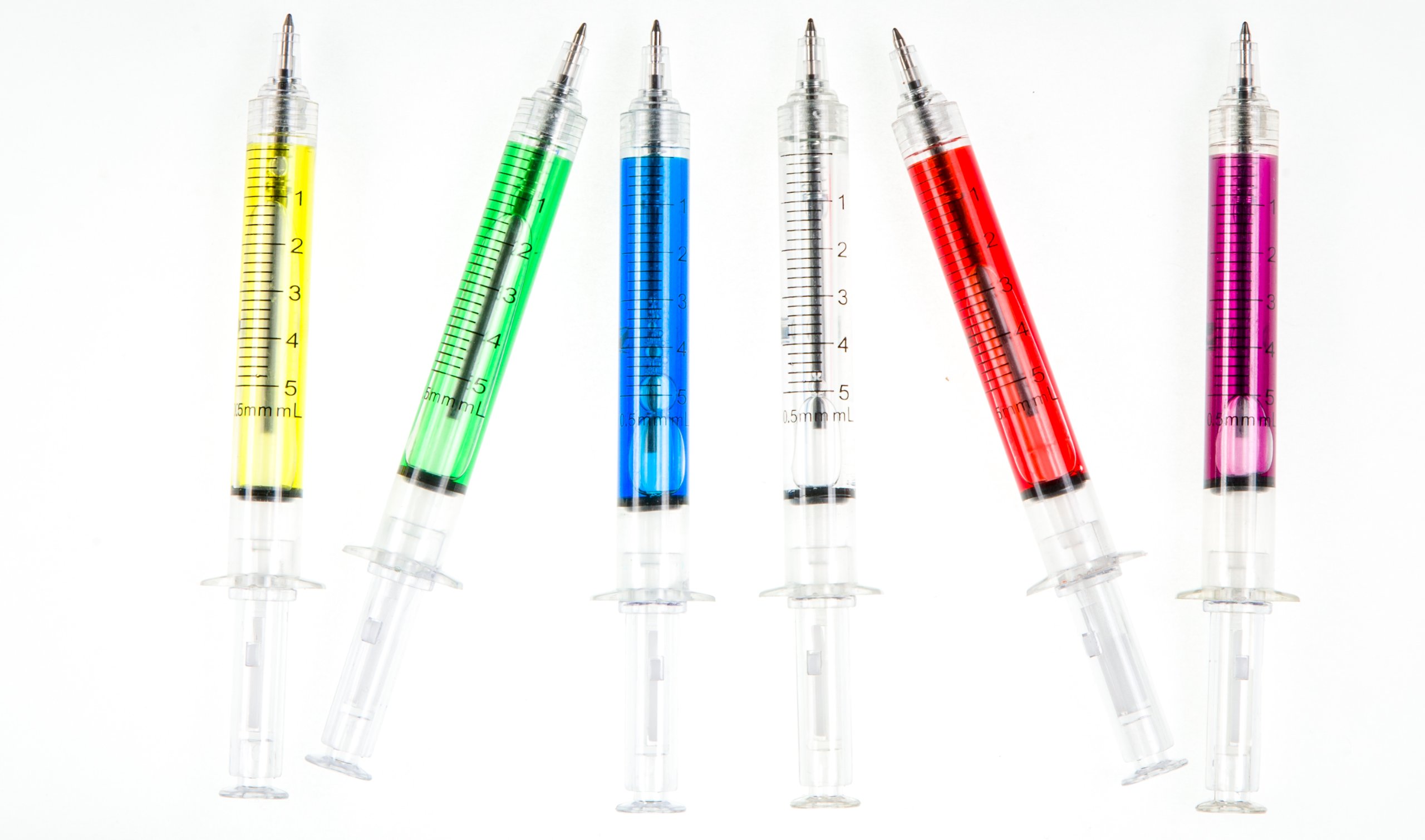 6 Syringe Pens Ideal for Nurse Costumes