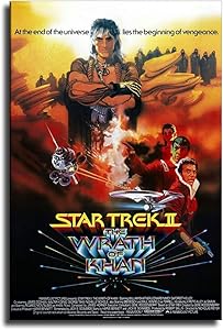 MINGYUE The Wrath of Khan Movie Poster Wall Art Picture Cuadros for Artwork Poster Canvas Painting Home Decoration -658 (No Frame,24x36 inch)