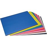 Prang Construction Paper, Stack, One Color, Standard Weight | 10 Assorted Colors, 18" x 24", 50 Sheets, Project Paper, Classroom, Kids, Art Projects