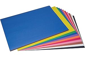 Pacon SunWorks Heavyweight Construction Paper, 18 x 24 Inches, Assorted Colors, Pack of 50