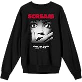 Bioworld Scream 1-3 Movie Poster Crew Neck Long Sleeve Black Adult Sweatshirt