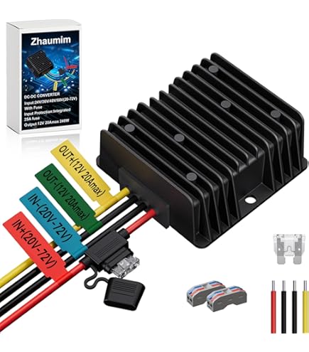 Amazon.com: MEAN WELL SD-350B-24 350 W, DC-DC Converter, Enclosed
