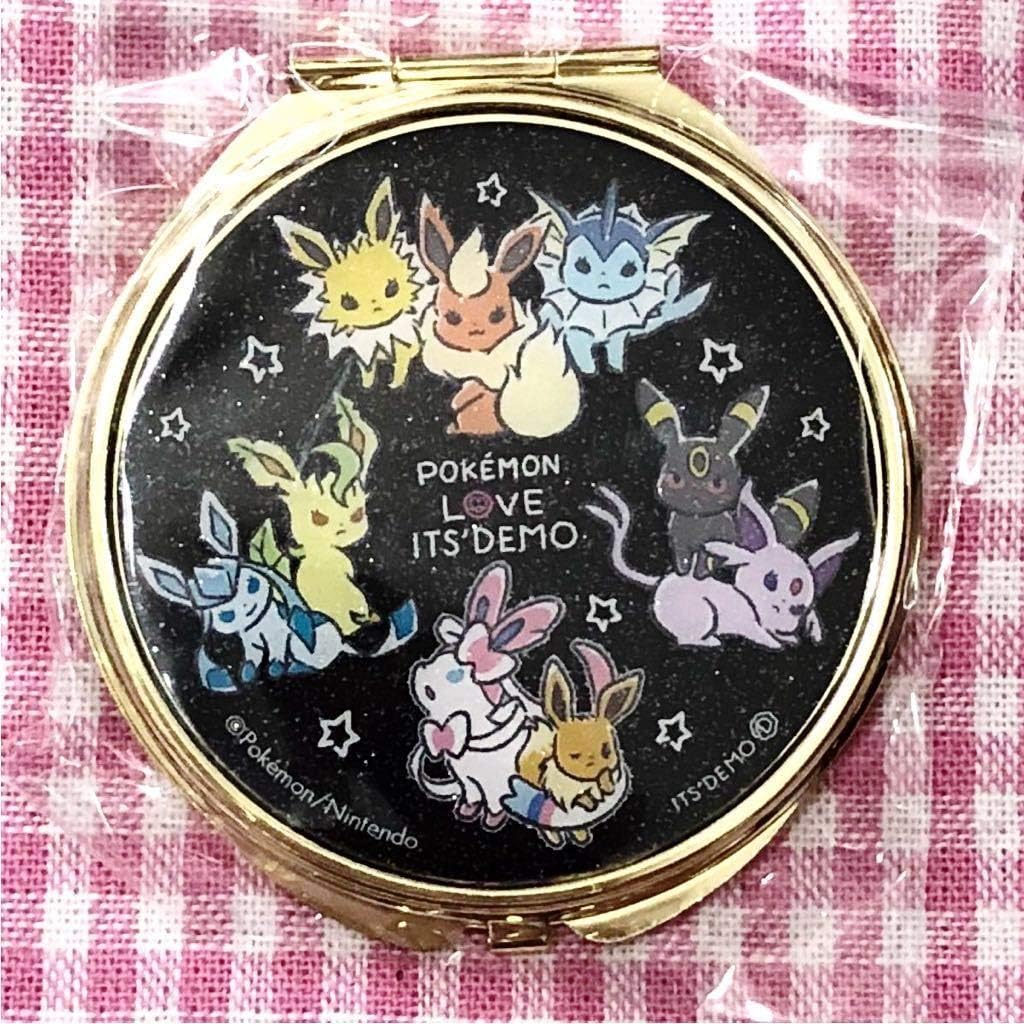 Amazon Co Jp Its Demo イッツデモ ポケモン コンパクトミラー イーブイ ブイズ タグ付き 鏡 ホビー 通販
