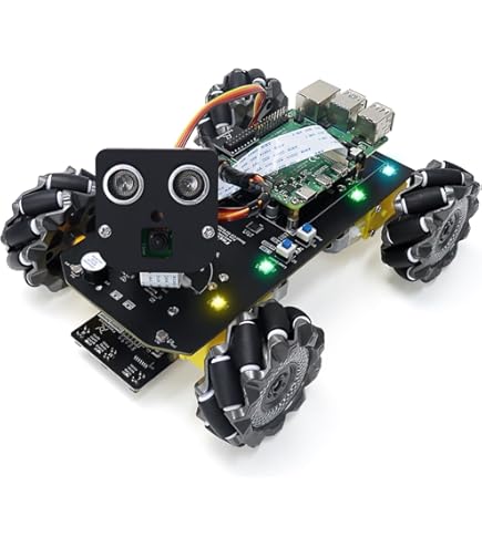 Freenove Tank Robot Kit For Raspberry Pi | Programmable Crawler With Camera, Servo & Sensors