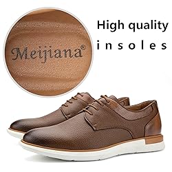 Meijiana Men Oxfords Shoes Casual Dress Shoes