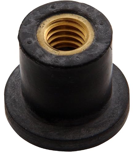 Rubber Nut M6-1.0 .630 Length-AV16