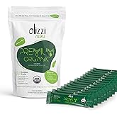 Olive Oil Packets - Olizzi Premium Organic Extra Virgin, New Harvest, Award Winning, Early Harvest, Cold Pressed, USDA Organic Certified, Single Serve, Mini, Salad Dressing To Go, Individual, Travel Size, 25 Single Use Packs (0.34 Fl Oz / Unit)