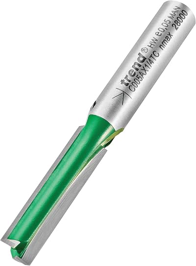 Trend Trend CraftPro Straight Router Cutter 1/4 Shank 6mm 25mm C005AX1/4TC