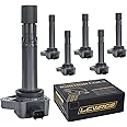 Set of 6 Ignition Coil Packs for 3.5L 2008 2009 2010 2012 2013 2014 2015 2016 Honda Accord Odyssey Pilot Ridgeline Acura RDX RL TL MDX ZDX 3.5 3.7 Replaces UF624