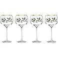 Lenox 856101 Holiday 4-Piece Wine Glass Set, Christmas Dinnerware, Hosting