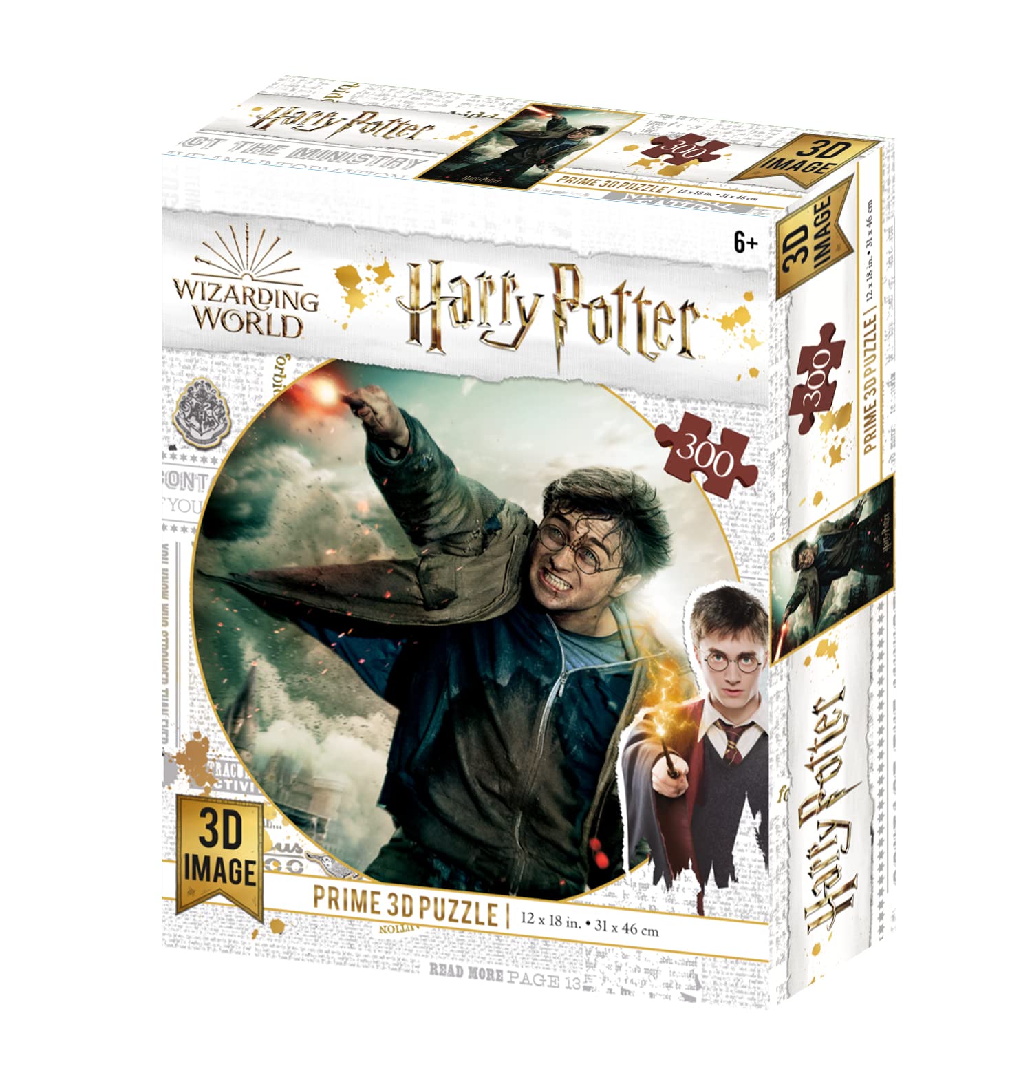 Harry Potter 3D Effect 300 Piece Puzzle