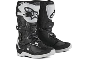 Alpinestars 2014024-21-2: Tech 3S Youth Boots White/Black Sz 2