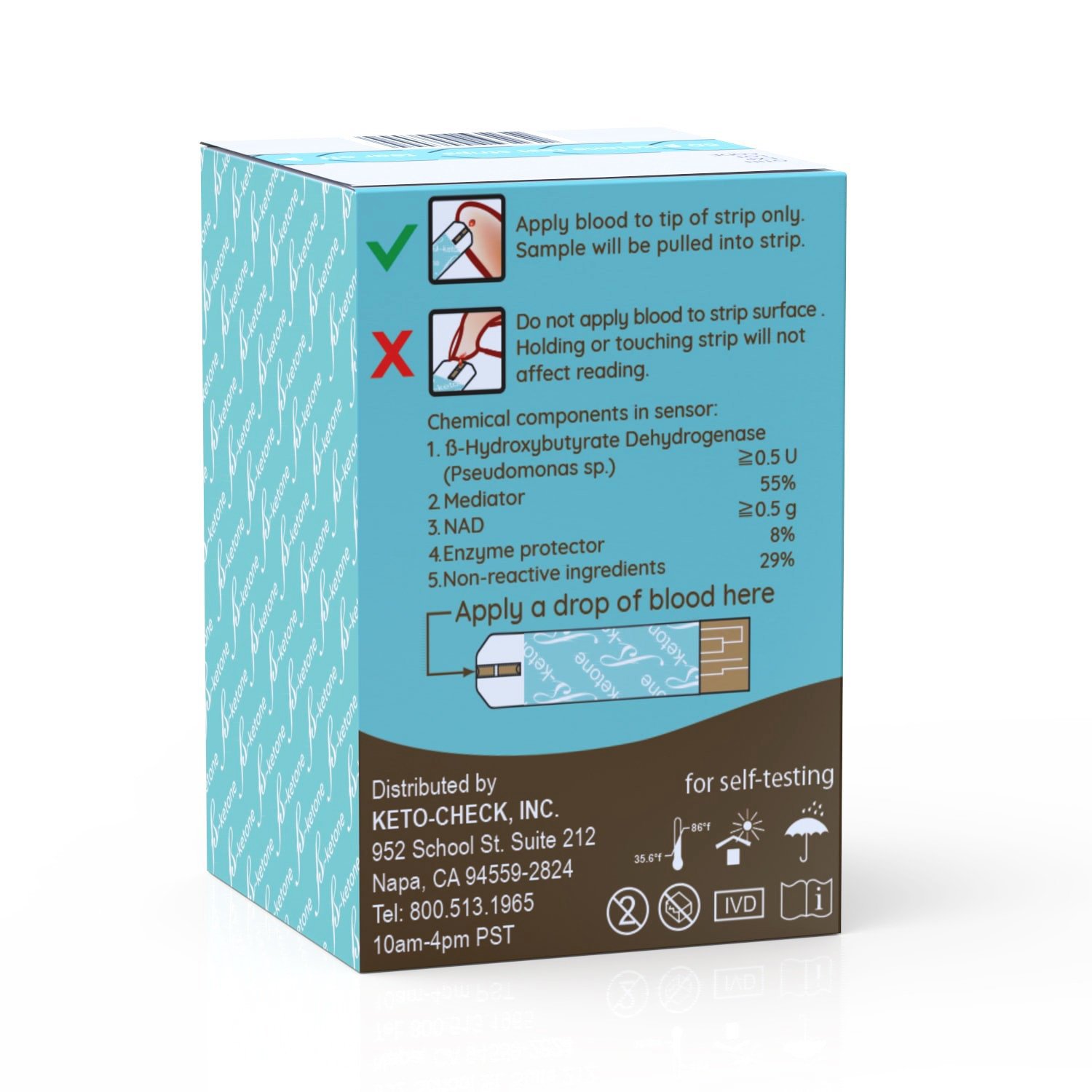 Keto-Mojo 50 Blood Ketone Test Strips, Precision Measurement for Diabetes & Low-Carb Weight Loss, Monitor Your Diabetic… - Image 5