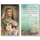 St Gertrude The Great Laminated Prayer Cards pack of 20