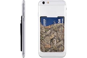 MAITER BCCYZ Camo Phone Card Holder, Stick On ID Credit Card Wallet Phone Case Pouch Sleeve Pocket for iPhone, Android and All Smartphones