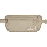 Eagle Creek RFID Blocker Money Belt DLX - Travel Essentials Belt Bag for Men and Women, Adjustable, Moisture-Wicking, Tan