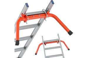 Mr IRONSTONE Ladder Stabilizer, Extended Ladder Stabilizer Accessory for Roof Gutt, Wing Span/Wall Ladder Stand-Off, Ladder Attachment, Orange, LS01-OGA