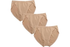 iMucci Professional Girl Ballet Nude Dance Briefs Women - Beige Velvet Nylon Panty Gymnastics Shorts Underwear Under-Pants