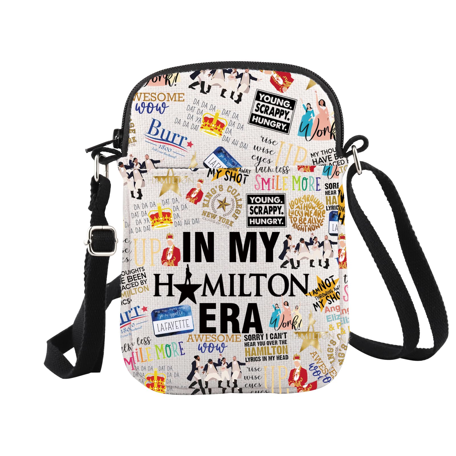 Broadway Fans American Musical Gift in My HamilEra Makeup Bag Broadway Musical Lover Gift (Hamilton Era CR EU)