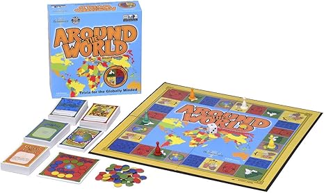 Geotoys Around The World Boardgame Amazon Co Uk Toys Games