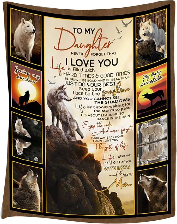 Mantas para Sofás De Franela Carta De Mensaje Bendición Invierno