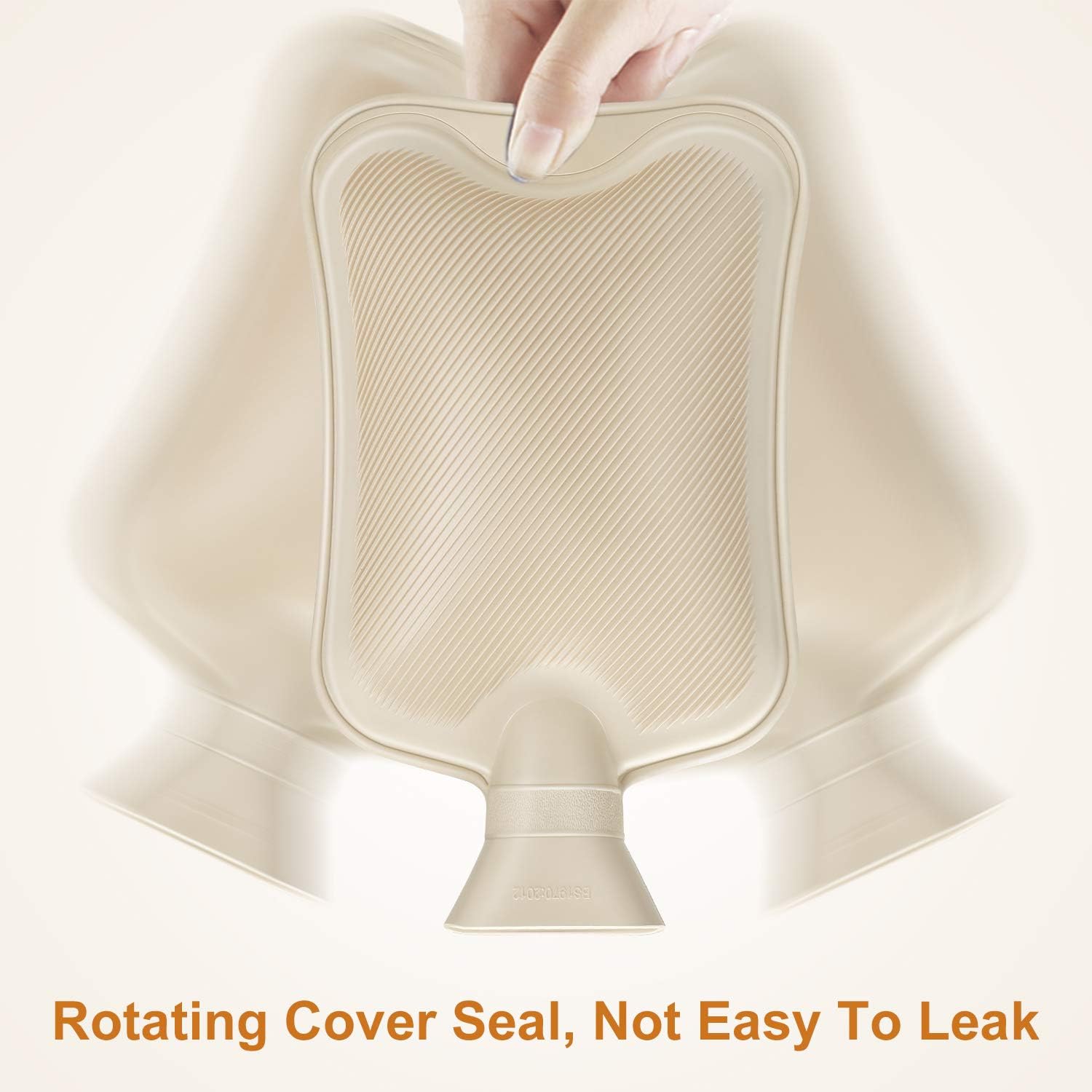 Homealexa Hot Water Bottle with Soft Cover 2L, Comfortable, Safe and Durable Heat Retention Good Performance - Image 5