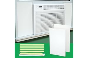 SZZSAF Window Air Conditioner Side Insulated Panel, WinterSummer Winter Heat and Draft Insulating,Insulation Foam Material,2 Pieces of 17 inches * 10 inches EVA