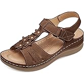 SHIBEVER Wedge Sandals for Women Dressy: Comfortable Summer Platform Casual Dress Women Sandal