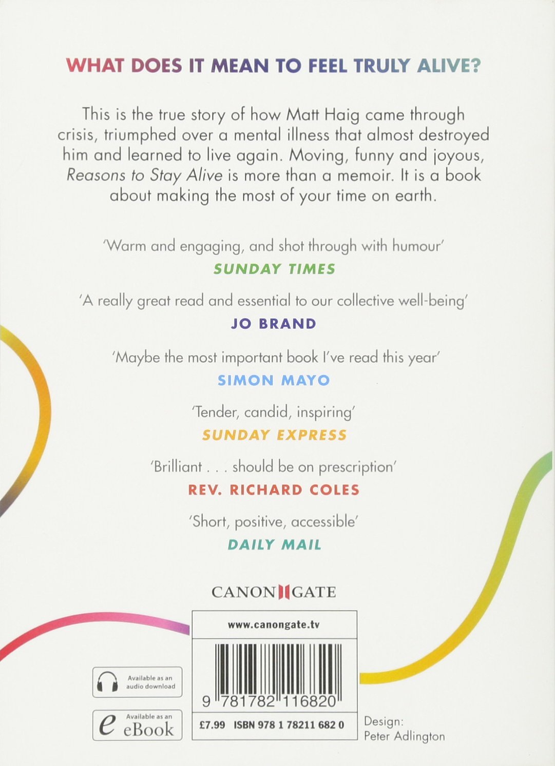 [- Reasons to Stay Alive -]