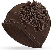 Geyoga Cotton Chemo Headwear Turban for Women Soft Elastic Cancer Hat Cancer Sleep Caps Head Wraps for Women with Hair Loss