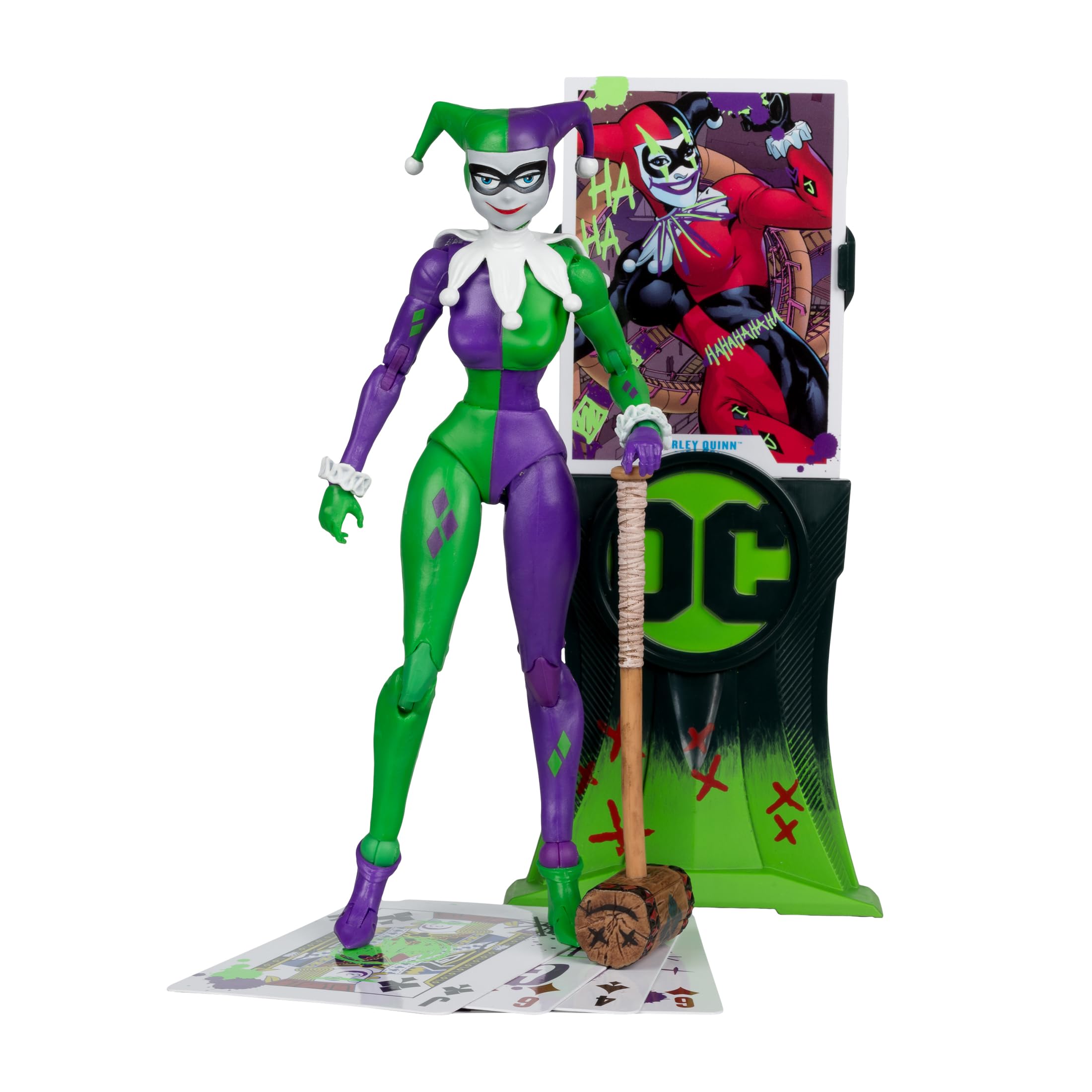 McFarlane DC Multiverse Harley Quinn (Jokerized) Gold Label 7in Action Figure Toys
