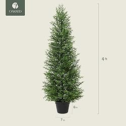 OAKRED Artificial Cedar Topiary Trees for