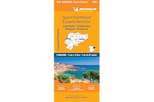 Aragon Cataluna - Michelin Regional Map 574