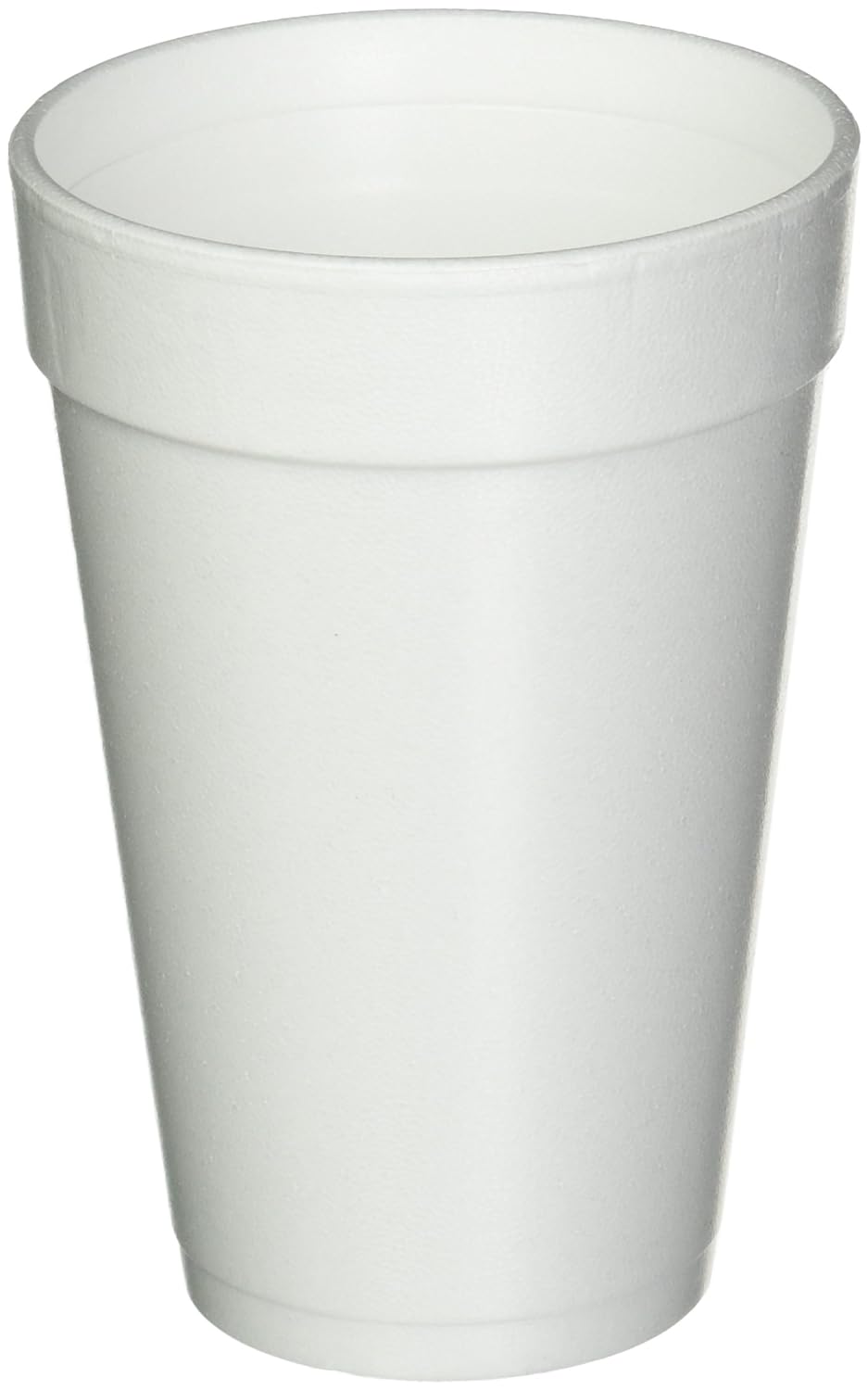 16 Oz. White Disposable Drink Foam Cups Hot and Cold Coffee Cup (Pack