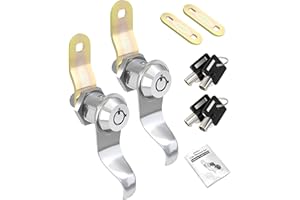 Naissian RV Locks for Storage Door 7/8 Inch, RV Compartment Locks Cam Locks for Camper Travel Trailer Cabinet with Keys 7/8",