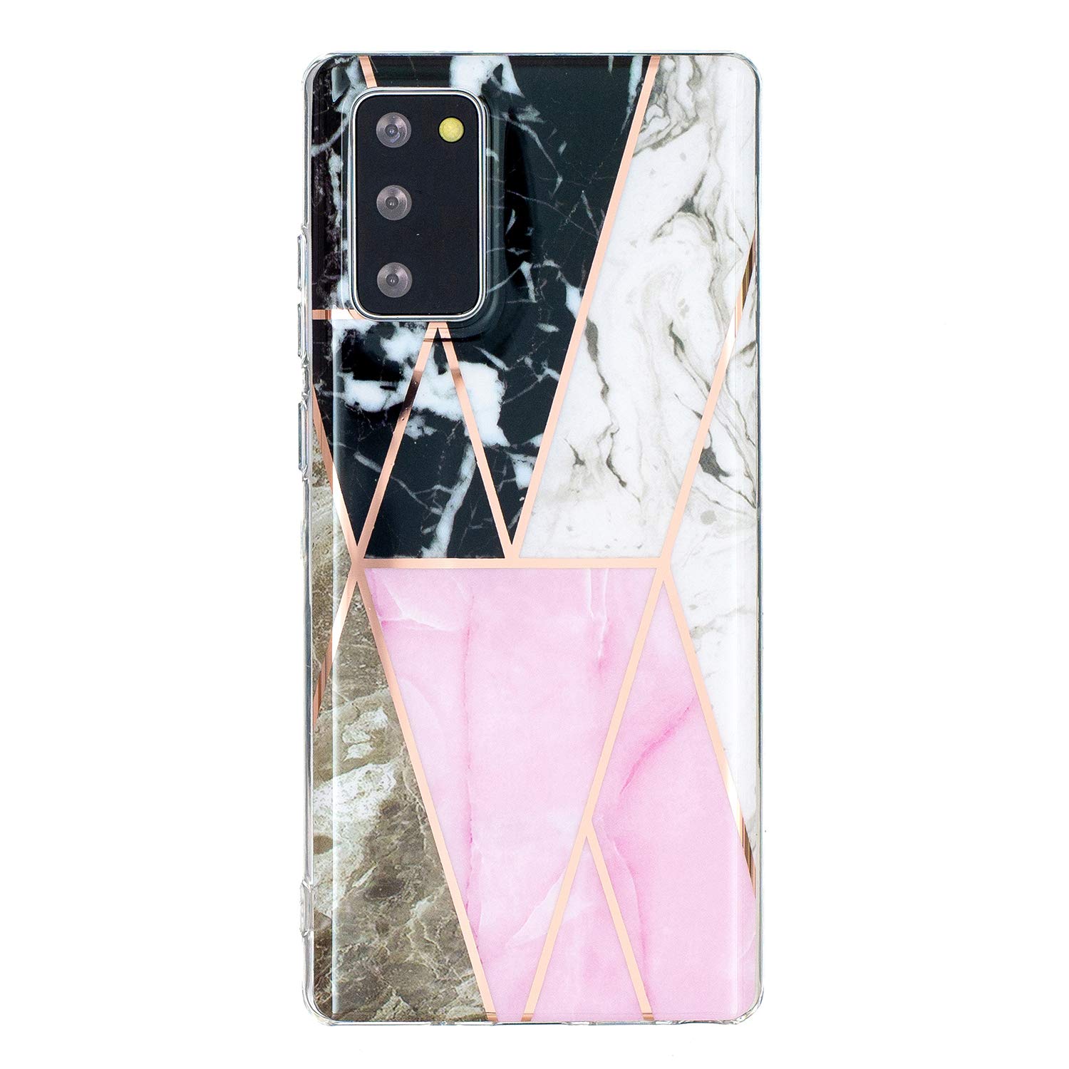 Marble Case for Samsung Galaxy A02S, Glitter Marble Bumper Ultra Thin Silicone Phone Case Bling Sparkle Rubber TPU Soft Shockproof Full-body Protective Back Cover for Women Girls, Pink