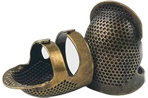 D&D Fingertip Thimble Finger Protector Adjustable Metal Thimbles Sewing Handworking Pin Needles Partner DIY Crafts Kit Access