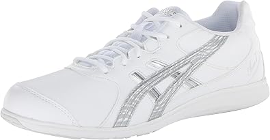 asics white cheer shoes