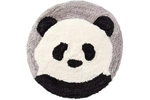 Cartoon Pandas Butt Cushions Fleece Seat Mats Warm Decoration for and Adults Nonslip Bottom Cushions