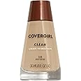 COVERGIRL Clean Normal Skin Foundation (Packaging May Vary) , 125 BUFF BEIGE, 1 Fl Oz (Pack of 1)