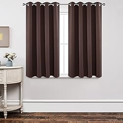 Joydeco Blackout Curtains 54 Inch Length, Thermal