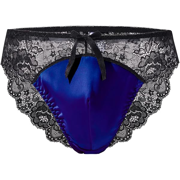 Mens Sexy Lace Underwear Floral Lace Pouch Bikini Briefs-in Briefs From - Foto 7